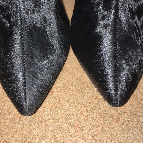 Express Calf Hair Ankle Boots - Picture 6 of 8